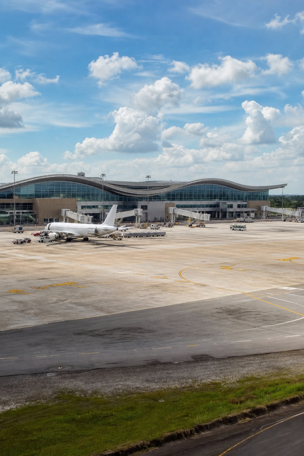 Location avec chauffeur — Aéroport de N'djili, Kinshasa